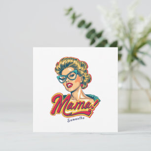 Personalised Retro Mama Pop Art 2