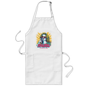 Personalised Retro Mama Pop Art (5) Long Apron