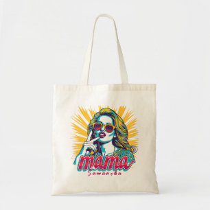 Personalised Retro Mama Pop Art (5) Tote Bag