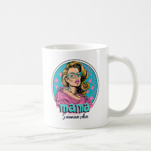 Personalised Retro  Mama Pop Art (8) Coffee Mug