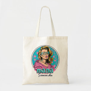 Personalised Retro Mama Pop Art (8) Tote Bag