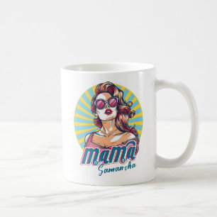 Personalised Retro Mama Pop Art (9) Coffee Mug