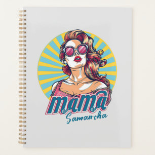 Personalised Retro Mama Pop Art (9) Planner