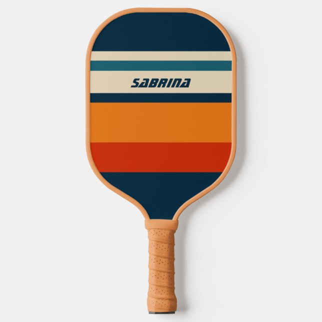 Personalised Retro  Pickleball Paddle (Front)