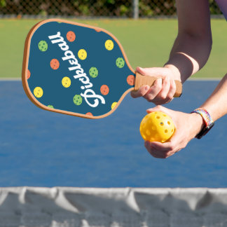Personalised Retro Pickleball Paddle