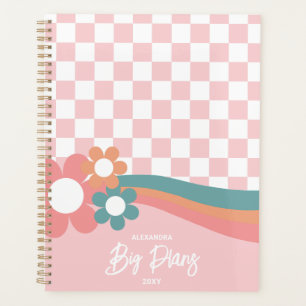 Personalised Retro Pink Planner