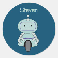 Personalised Retro Robot Illustration