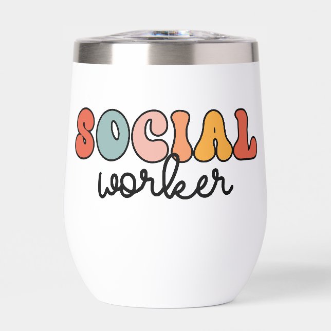 Personalised Retro Social Worker (Front)