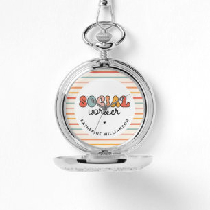 Personalised Retro Social Worker Watch