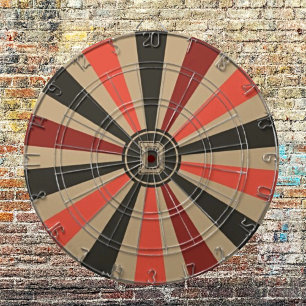 Personalised Retro Sunburst - Route 66 Dartboard