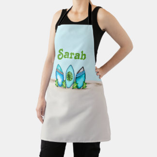 Personalised Retro Surfboards Apron