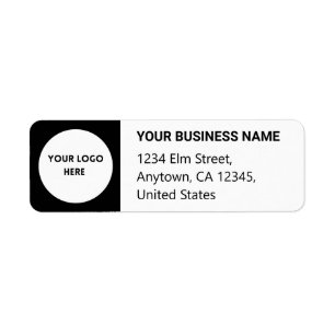 Personalised Return Address Label: Your Name & Log Label