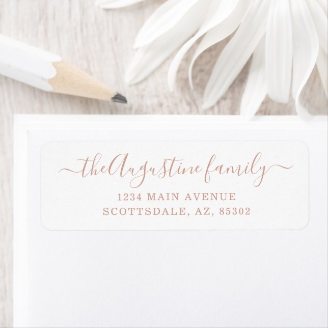 Personalised Return Address Labels (Insitu)
