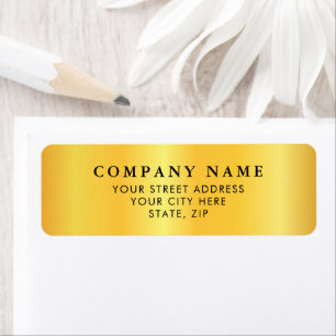 Personalised Return Address Labels - Add Your Text