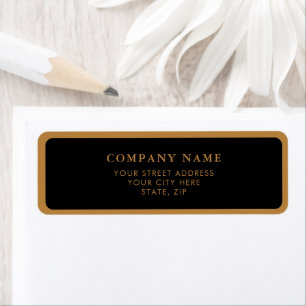Personalised Return Address Labels - Add Your Text