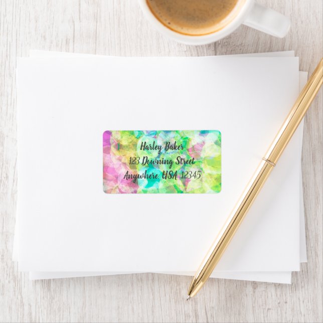 Personalised Return Address Labels with Stars (Insitu)