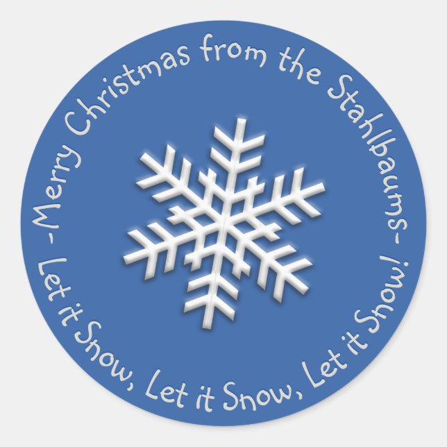 Personalised Return Address Package or Gift Label (Front)