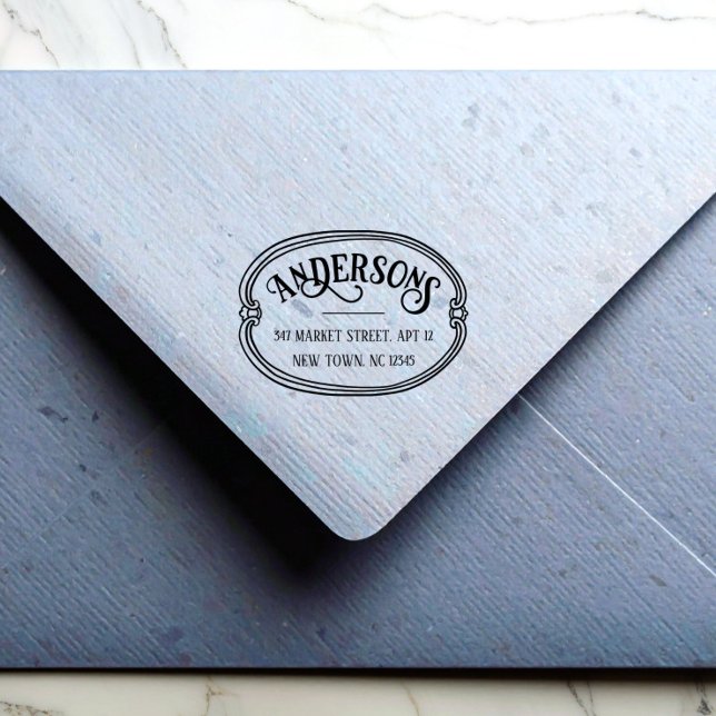 Personalised Return Address Rubber Stamp (Creator Uploaded)