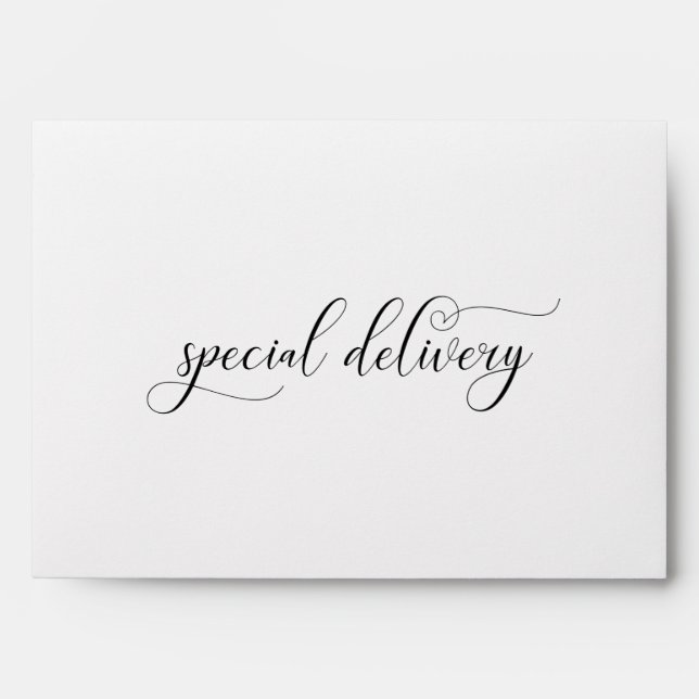 Personalised Return Address Simple Envelope (Front)