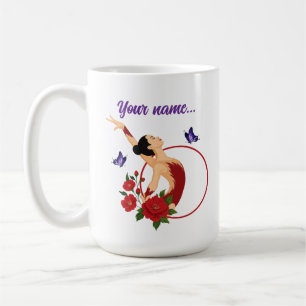 Personalised Rhythmic Gymnastics  Coffee Mug