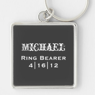 Personalised Ring Bearer Keychain