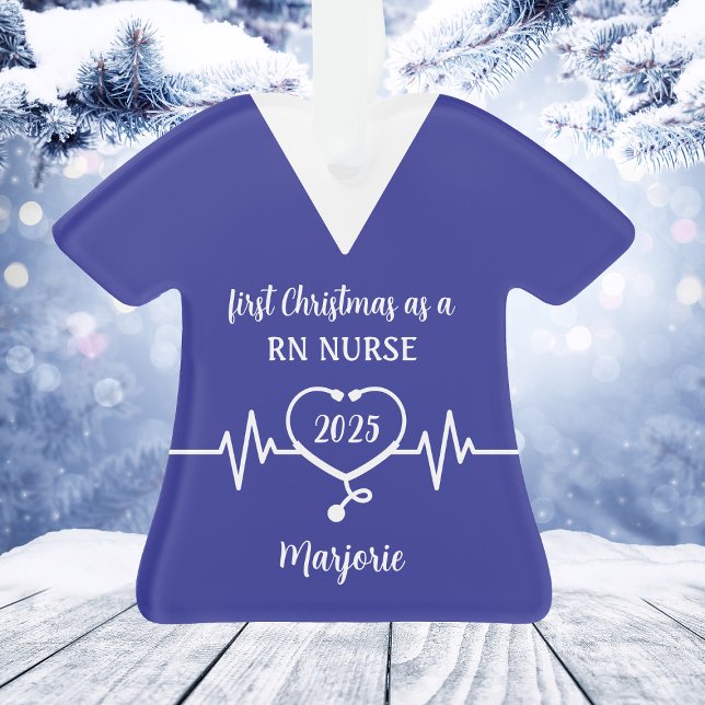 Personalised RN Nurse Christmas Ornament (Personalized RN Nurse Christmas Ornament
)