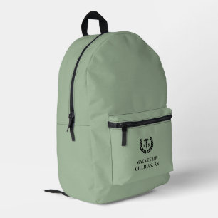 Personalised RN Nursing School Graduation Elegant Printed Backpack