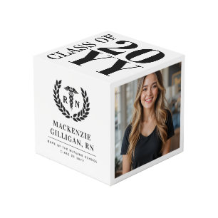 Personalised RN Nursing School Graduation Photo Cube