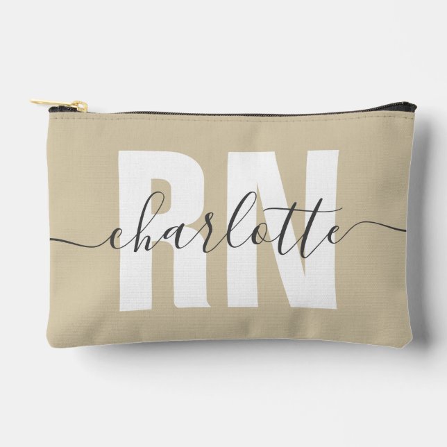 Personalised RN Registered Nurse Graduation Accessory Pouch (Front)