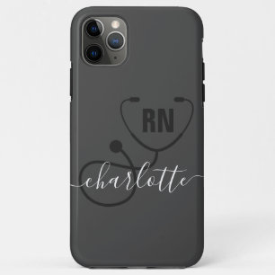 Personalised RN Registered Nurse Graduation  iPhone 11 Pro Max Case
