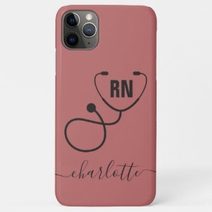 Personalised RN Registered Nurse Graduation iPhone 11 Pro Max Case