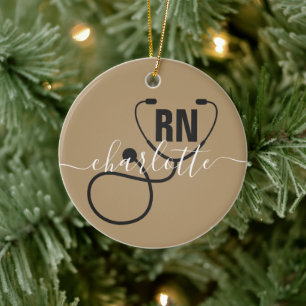 Personalised RN Registered Nurse Graduation Ceramic Ornament