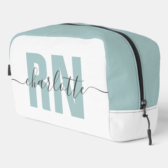 Personalised RN Registered Nurse Graduation Dopp Kit (Right Corner)