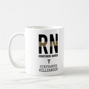 Personalised RN Registered Nurse Graduation Gifts Coffee Mug