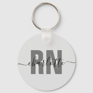 Personalised RN Registered Nurse Graduation Gifts Key Ring