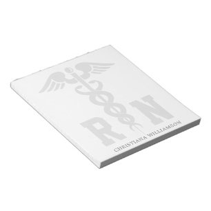 Personalised RN Registered Nurse Graduation Gifts Notepad