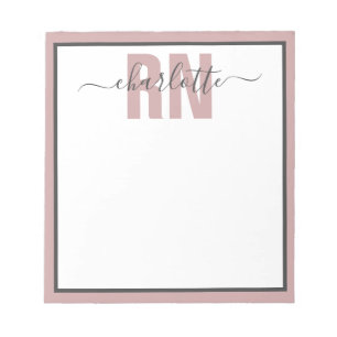 Personalised RN Registered Nurse Graduation Gifts Notepad