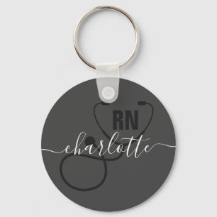 Personalised RN Registered Nurse Graduation Key Ring