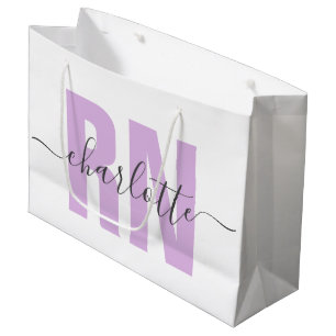 Personalised RN Registered Nurse Graduation Large Gift Bag
