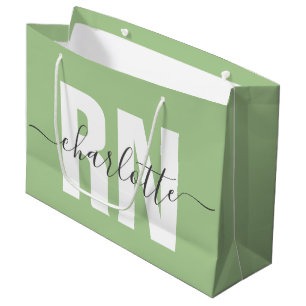 Personalised RN Registered Nurse Graduation Large Gift Bag