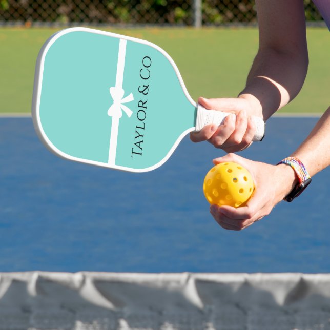 Personalised Robin Egg Blue Pickleball Paddle with (Insitu)