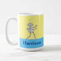 Personalised Robot Mug