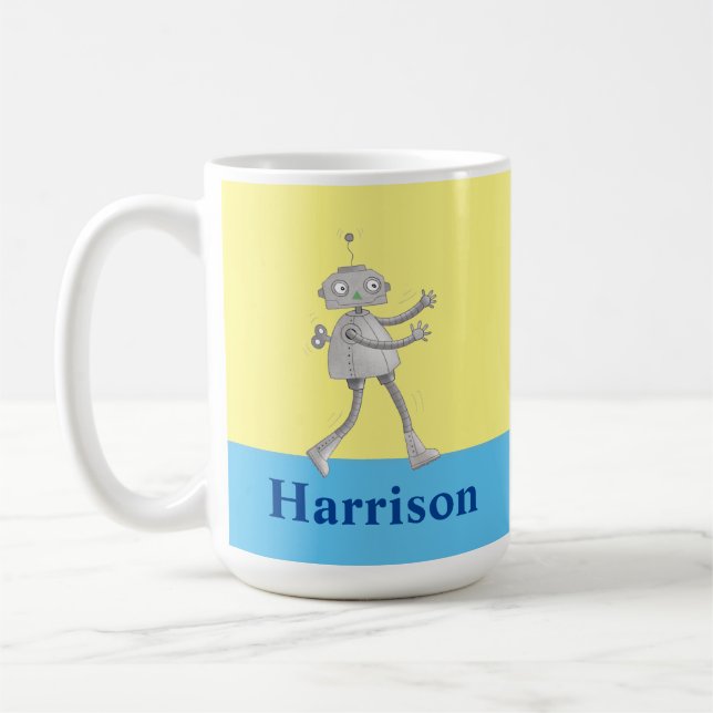 Personalised Robot Mug (Left)