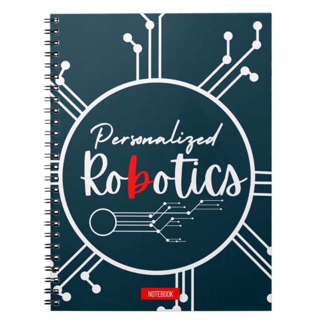 Personalised Robotics Notebook (Front)