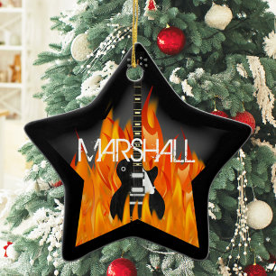Personalised Rock Star Ornament