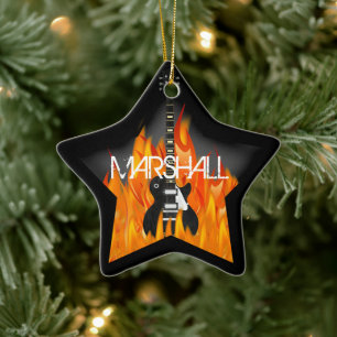Personalised Rock Star Ornament