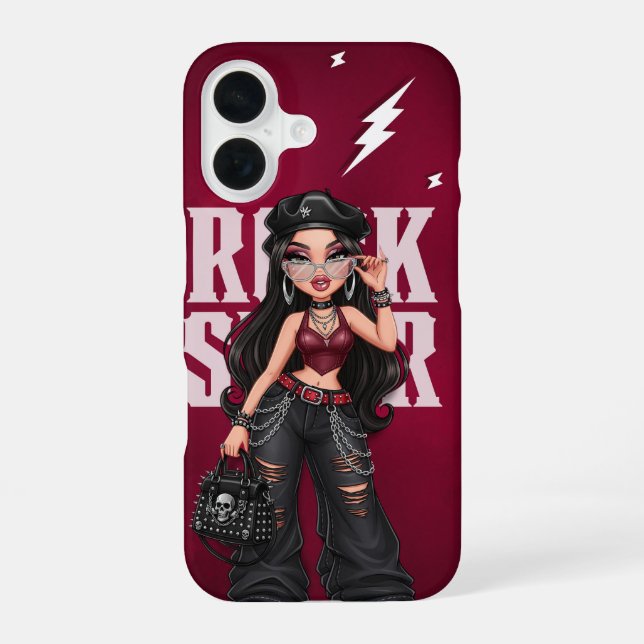 Personalised Rock Star Phone Case (Back)