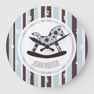 Personalised Rocking Horse Wall Clock