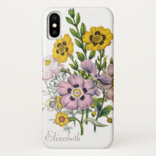 Personalised Rockroses iPhone X Case