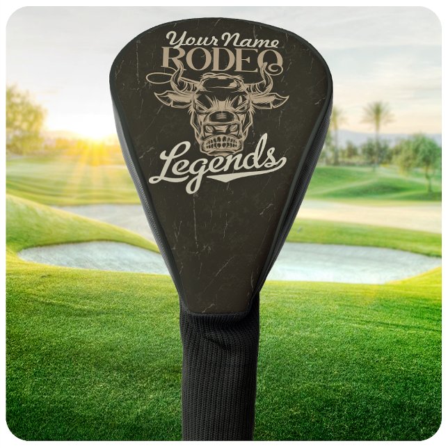 Personalised Rodeo Old West Steer Roping Legends Golf Head Cover (Creator Uploaded)
